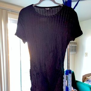 Shein Curve MIDI black dress, Bodycon with bows at sides (pic cuts off bottom)